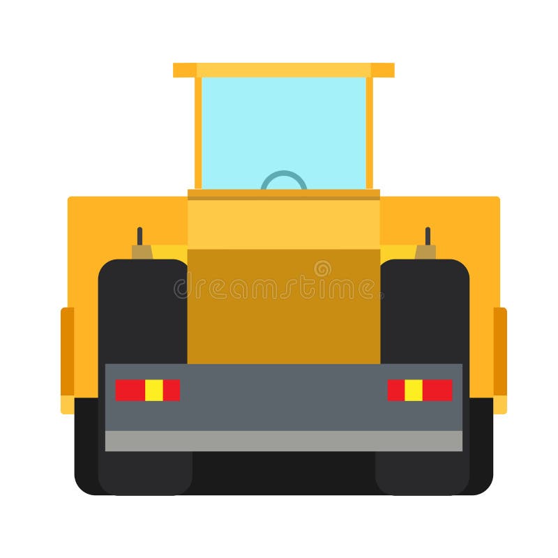 Asfalt för maskin för symbol för vektor för utrustning för konstruktion för vägrulle För huvudvägreparation för tung bransch sikt vektor illustrationer Asfalt för maskin för symbol för vektor för utrustning för konstruktion för vägrulle För huvudvägreparation för tung bransch sikt vektor illustrationer
