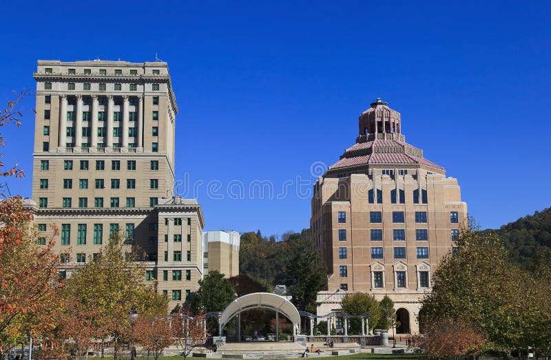 Asheville céntrica, Carolina del Norte fotos de archivo libres de regalías Asheville céntrica, Carolina del Norte fotos de archivo libres de regalías