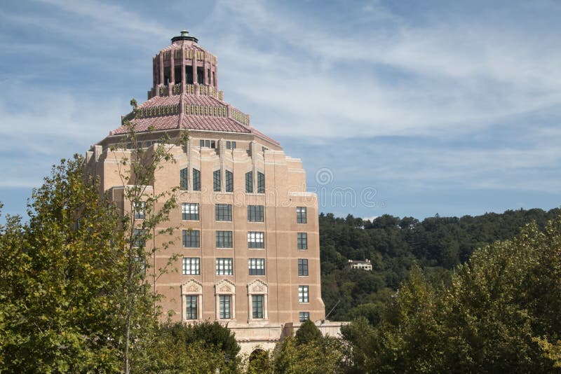 Asheville, North Carolina City Hall royalty free stock photography Asheville, North Carolina City Hall royalty free stock photography
