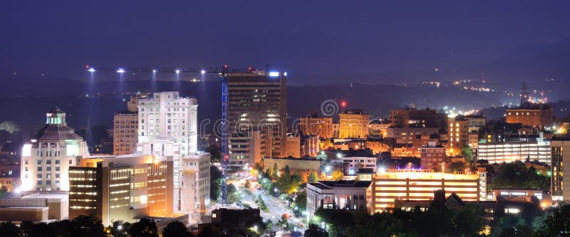 Asheville Skyline stock photo Asheville Skyline stock photo