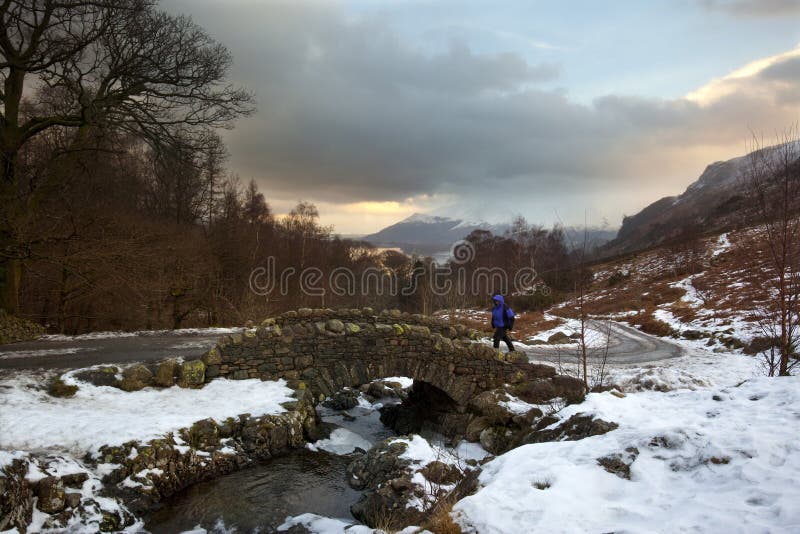 Ashnessbrug - Meerdistrict - Engeland royalty-vrije stock foto Ashnessbrug - Meerdistrict - Engeland royalty-vrije stock foto
