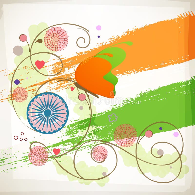 Beautiful Republic Day of India Drawing Background Image-saigonsouth.com.vn