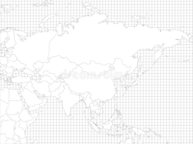 Политическая контурная карта Азии. Контурная карта Восточной Азии. Контурная карта Европы и Азии контур. Карта Европы и Азии раскраска.