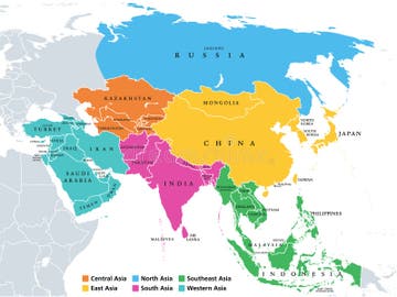 Continent Asia Stock Illustrations – 150,866 Continent Asia Stock ...