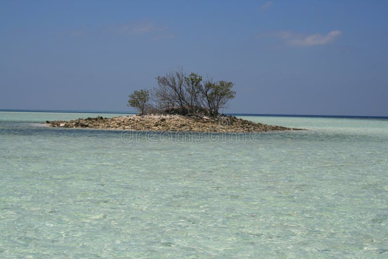 Asia. Maldive, birth of the little atoll