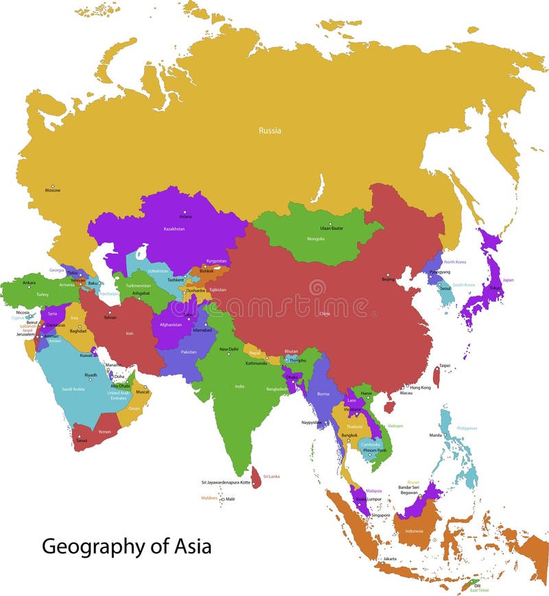 Asia map