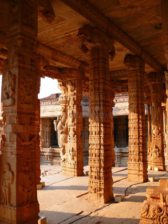 South India, Kerala, Hampi State Temple Stock Photo - Image of carving,  design: 197445286