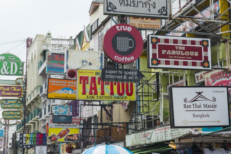 ASIA THAILAND BANGKOK BANGLAMPHU KHAO SAN ROAD. The Khao San Road in Banglaphu in the city of Bangkok in Thailand in Southeastasia royalty free stock photos ASIA THAILAND BANGKOK BANGLAMPHU KHAO SAN ROAD. The Khao San Road in Banglaphu in the city of Bangkok in Thailand in Southeastasia royalty free stock photos