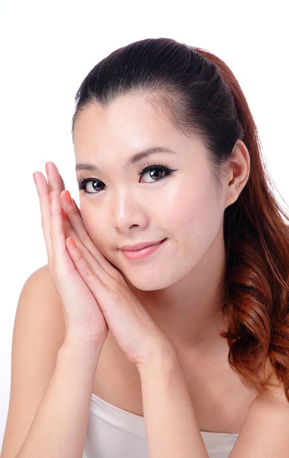 asian beauty skin care girl smiling 22348292