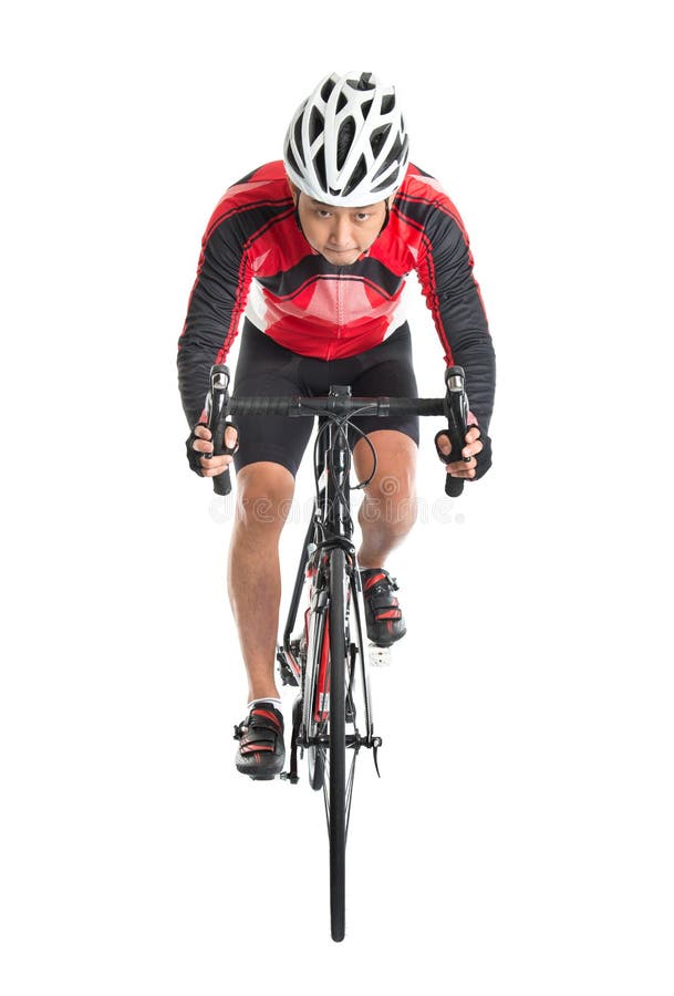 Asian biker stock photo