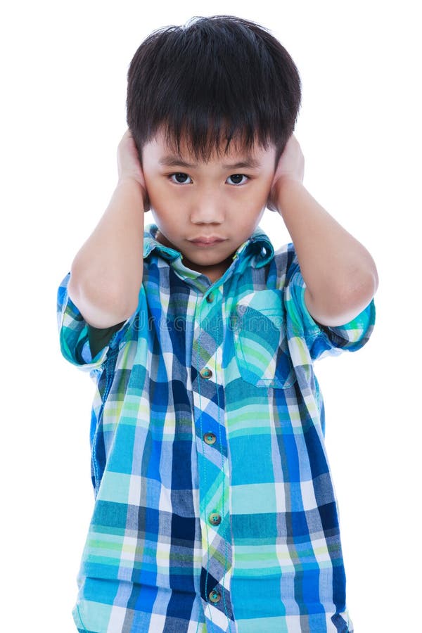 Asian Boy Covering Head with Book and Smiling. Education Concept Stock ...