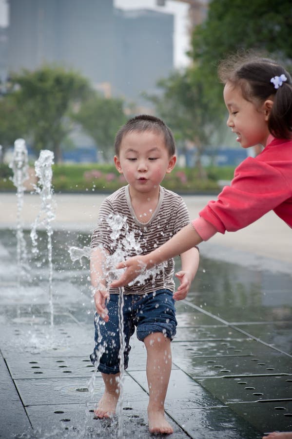 Asian Boy and girl