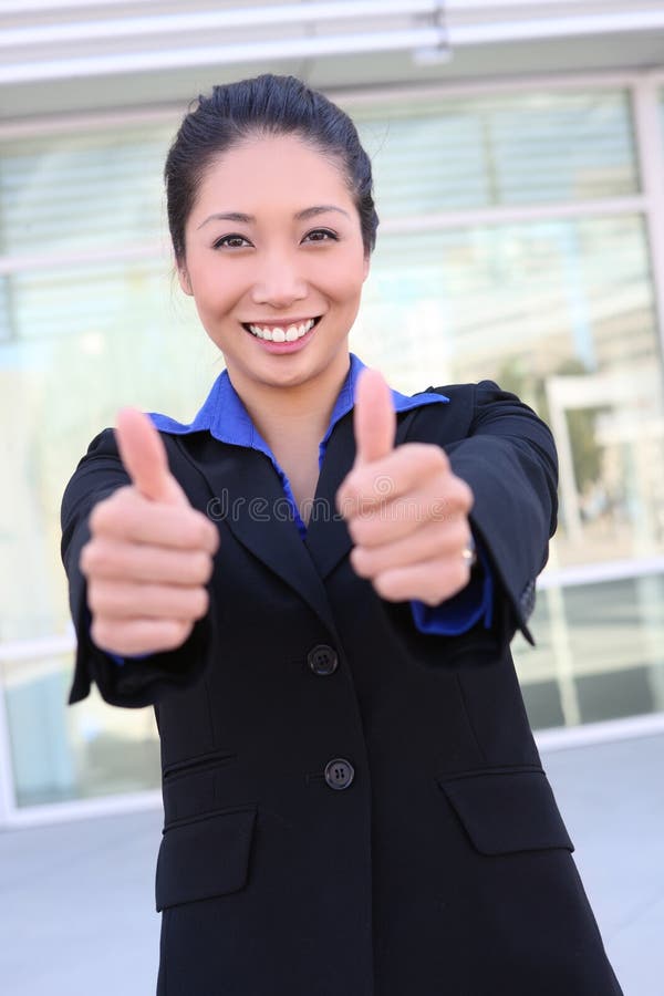 Asian Business Woman at Office