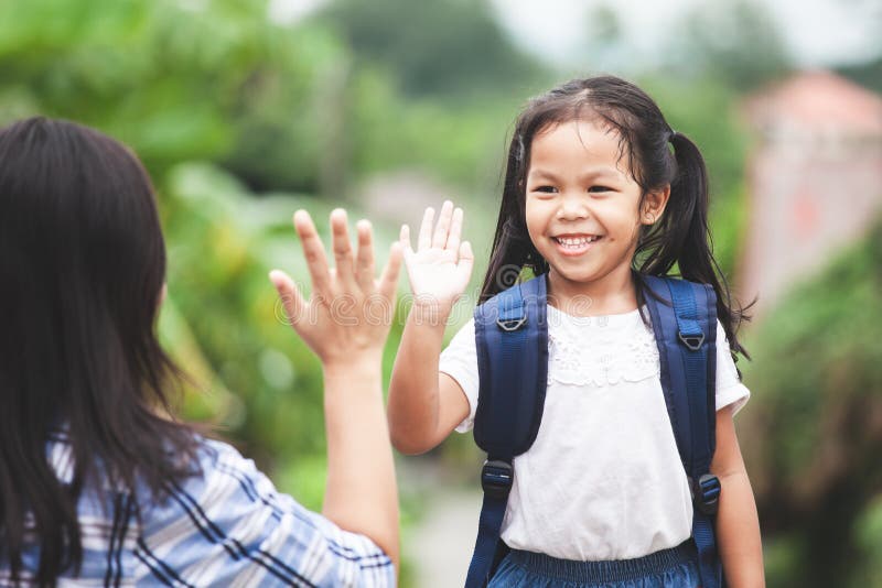 Mother Hi Five To Child Stock Photos - Free & Royalty-Free Stock Photos ...