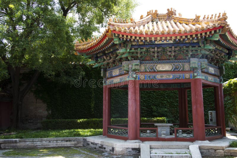 Asian China, Beijing, ancient buildings, the Pavilion