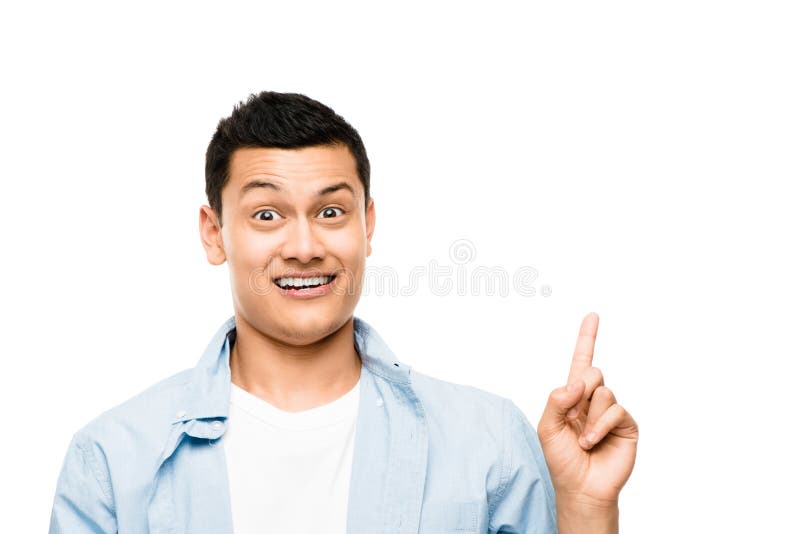 Asian college student happy idea stock photos