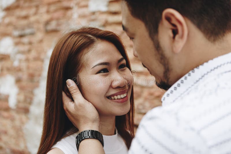 Asian Couple At Chinese Festival Stock Image Image Of Event Caress