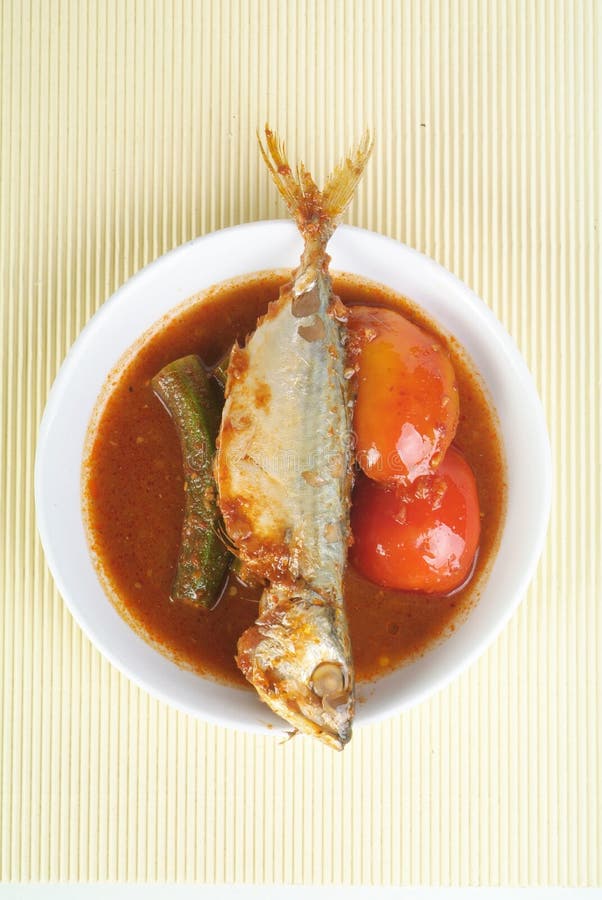 Asian food asam fish