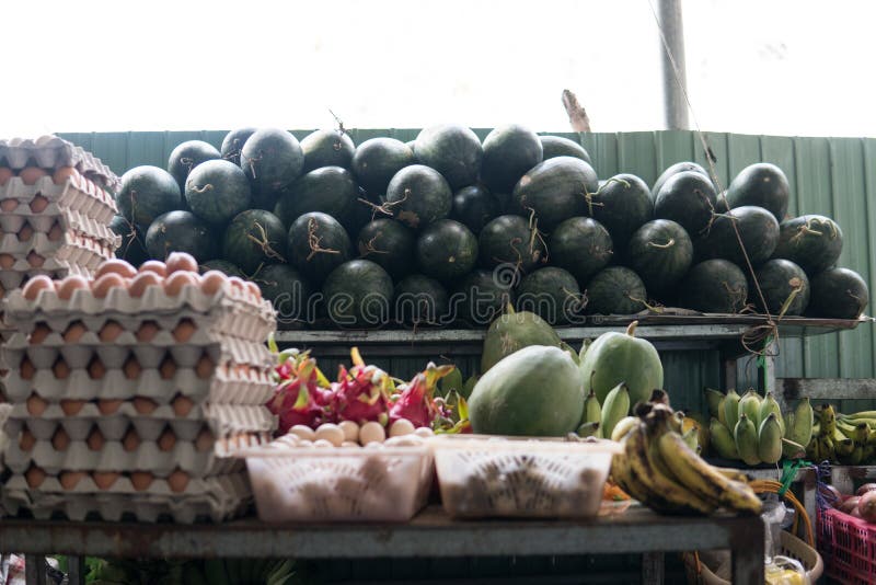 Asian Fruit Market. Tropical Fruits Stock Image Image of fresh, market 128509455
