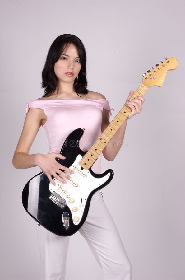 Asian Guitar Girl