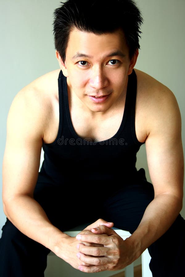 Chinese male model stock image. Image of black, youth - 9827711