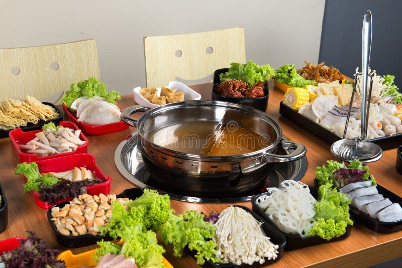 Asian hot pot stock photo. Image of japanese, cafe, asia 100167514