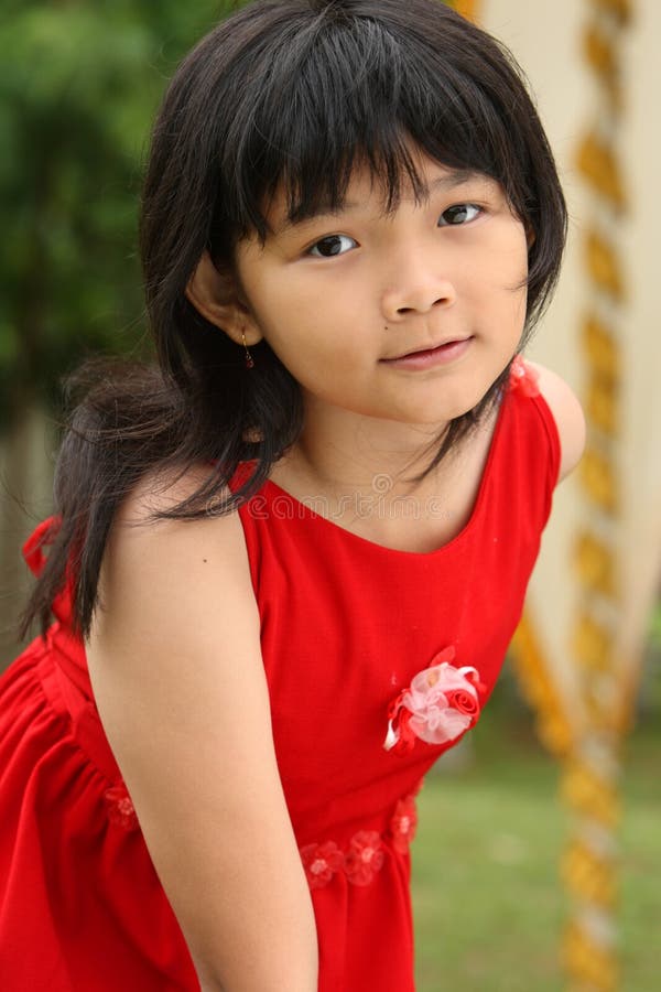 Asian Little Girl stock image. Image of pretty, asian - 7002105