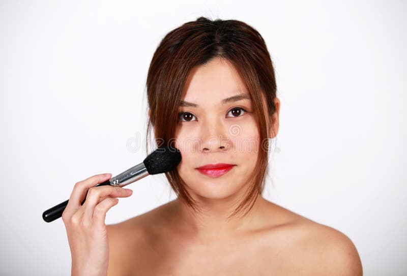 Asian Makeup artist stock photo. Image of asia, makeup 68688872
