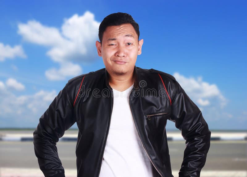 Download Black Leather Jacket Mockup Template Stock Image Image Of Leather Front 107654471