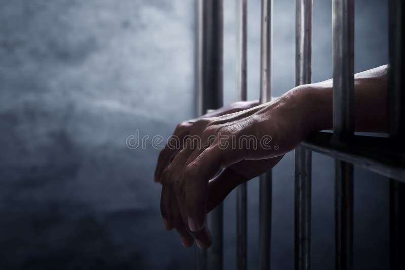 Man trapped in prison