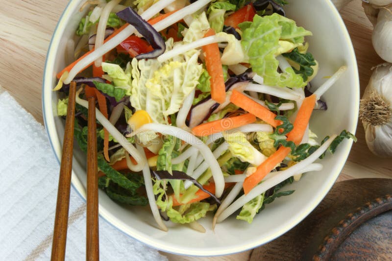 Asian Mixed Vegetable in a Bowl Stock Photo Image of vegan