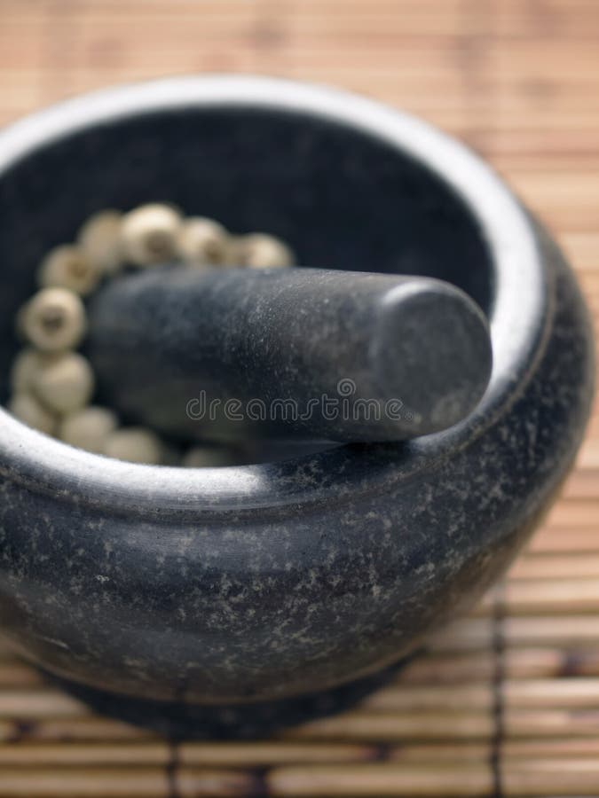 Asian pestle and mortar stock image. Image of asian, utensil 26750629