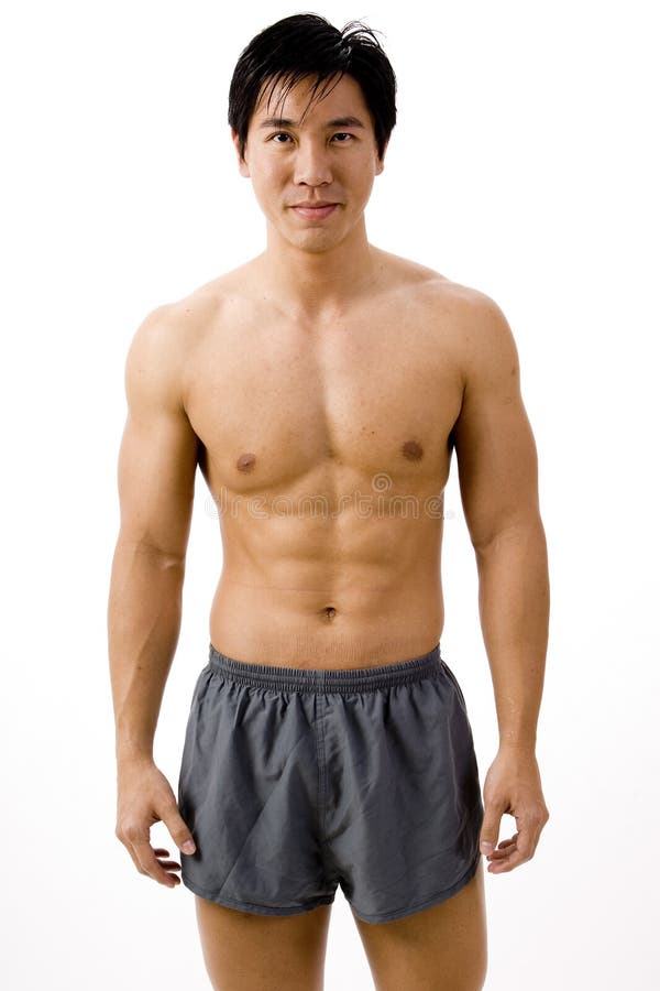 Asian muscular imagens de stock Asian muscular imagens de stock