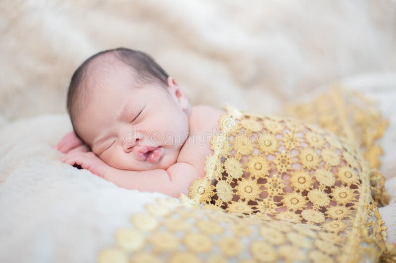 Asian newborn. Lovely kid and little child royalty free stock images Asian newborn. Lovely kid and little child royalty free stock images