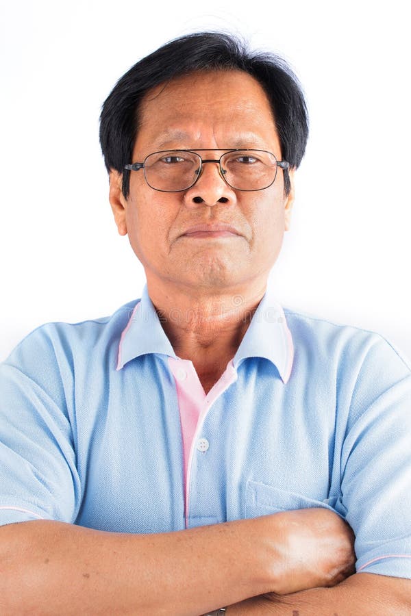 Asian Old Man Stock Photo Image Of Older Elderly Male