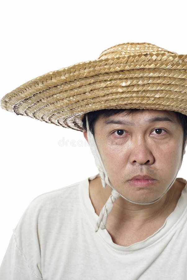 Asian Peasant with Blank Expression Stock Photo - Image of boor ...