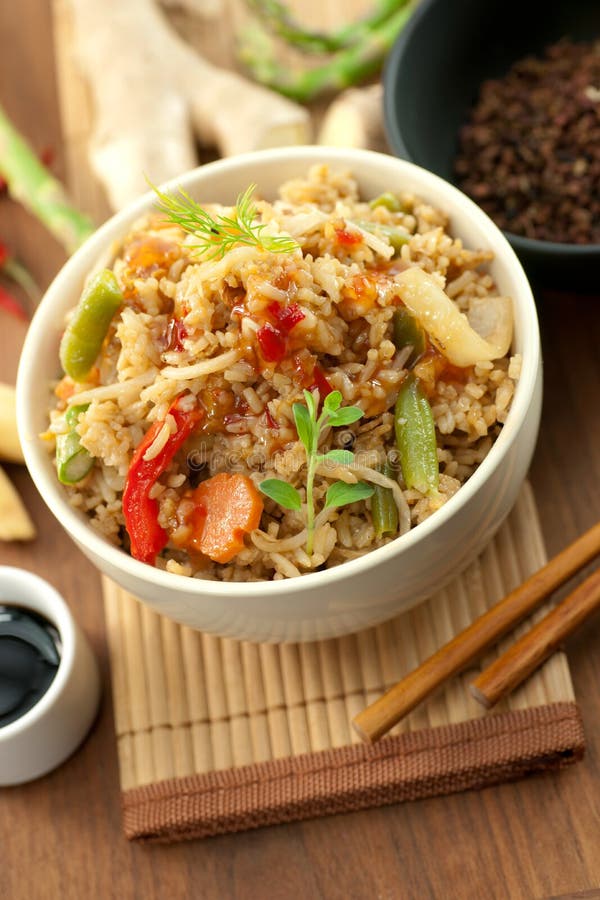 Asian rice dish stock photo. Image of rice, nutrition - 23608806