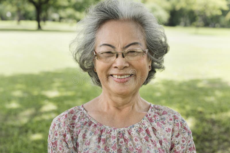 Asian Senior Woman Smiling Lifestyle Happiness Concept stock photos Asian Senior Woman Smiling Lifestyle Happiness Concept stock photos