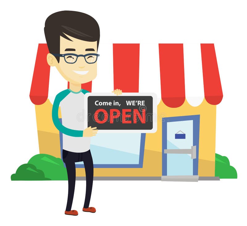 Store Owner Clipart