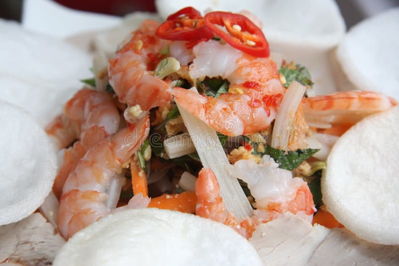 Asian shrimp salad