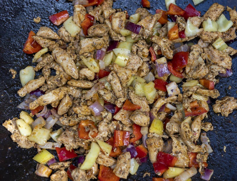 Asian Street Food Made from Meat and Vegetables Stock Photo - Image of