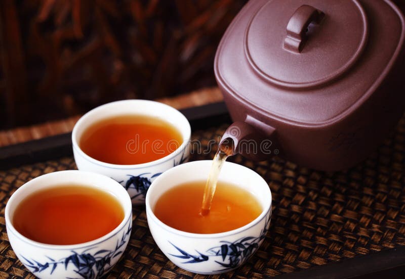 Chinese Herbal Medicine and Tea Set Stock Image Image of chinese