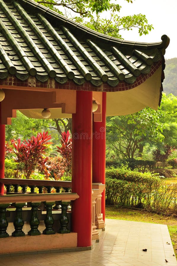 Asian Traditional Roof Architecture Stock Photo Image of column