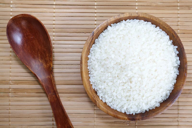 Asian White Rice or Uncooked White Rice Stock Photo Image of meal