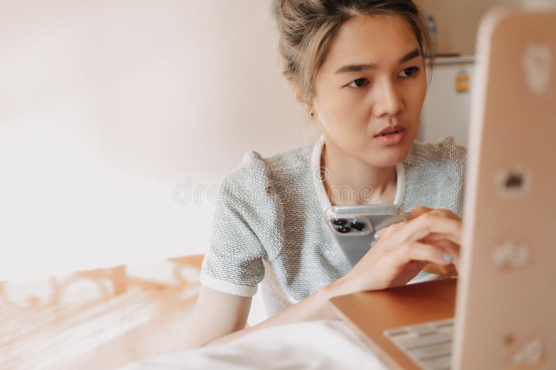 Sad man has bad online chat news and feels disappointed on the smartphone.  Stock Photo by ©sevendeman 506404148