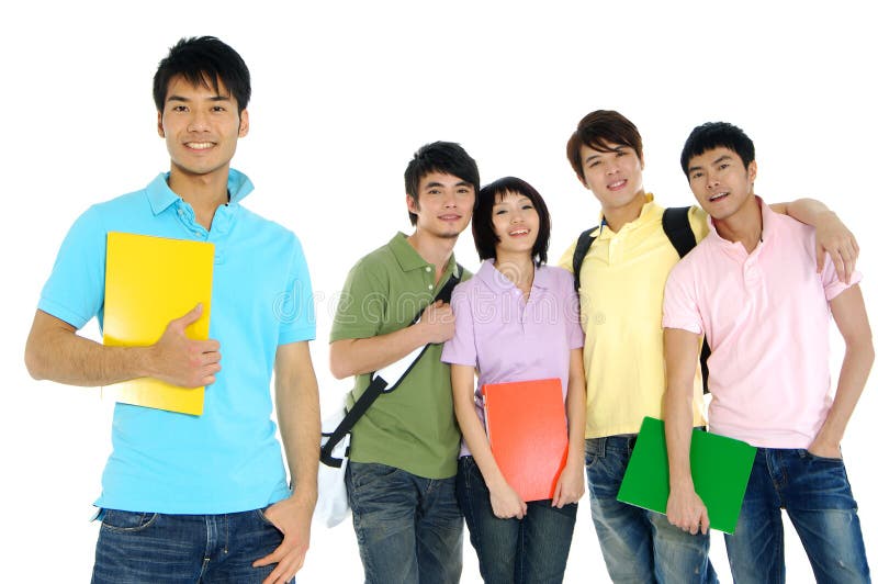 Asian young students