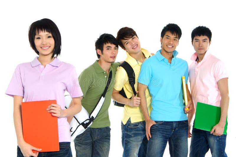 Asian young students