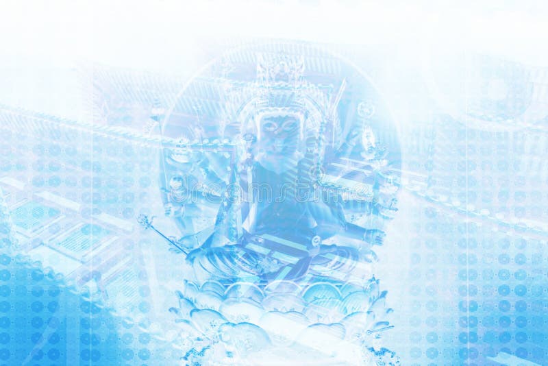 Asian Zen Soothing Abstract Collage Background royalty free illustration Asian Zen Soothing Abstract Collage Background royalty free illustration