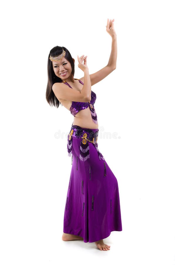 Asiatische Bauchtänzerin lizenzfreie stockfotografie Asiatische Bauchtänzerin lizenzfreie stockfotografie