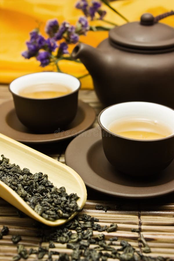 Asiatisches Teeset.